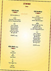 Maharaja menu