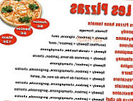 Speed Allo Pizza menu