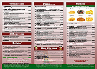 Aytac Restaurant menu