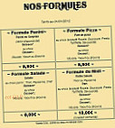 Presto Pizza menu