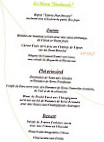 La Cantine menu