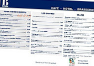 Les Bains menu