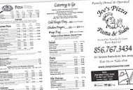 Joe's Original Pizza menu