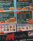 Le Marmaris menu