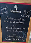 Le Carton Rouge menu