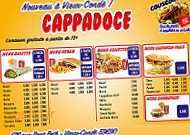 Cappadoce menu