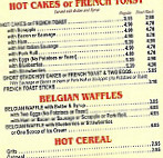 Joe Pops menu