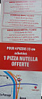 Mondial Pizza menu