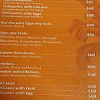 Mariscos Purillo's menu