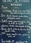 Café De La Place D'armes menu