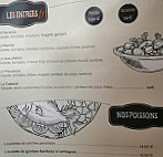 Le Vieux Cabaret menu