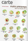 Magic Sushi menu