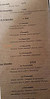 La Bougie menu