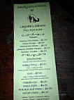 Lagoda's Saloon menu