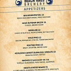 Beach Haus Brewery menu