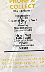 Le Glacier Du Roi menu