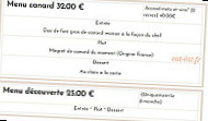 Pizzeria Le Soleil menu