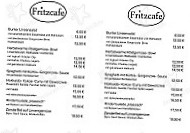 Fritzcafe menu