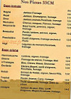 L'escale menu