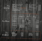 Escalumade menu