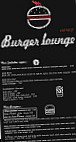 Burger Lounge menu