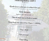 Le Moulin Vert menu