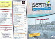 Le Ponton menu