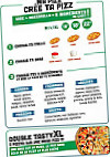 Rapizz Pizza menu