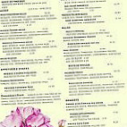 Reader's Garden Cafe menu