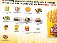 Wendy's menu