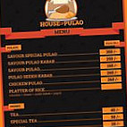 Savour Da Pekhawar menu