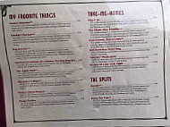 Music Man menu