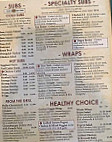 Destino's Pizza menu