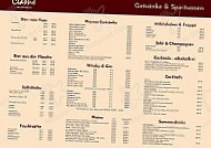 Bistro Classic menu