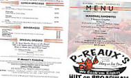 P-reaux Cajun Mudbugs Shrimp menu