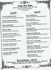 Enzo's Caffe Italia menu