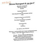 La Batisse menu