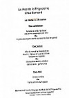 Le Mas de la Frigoulette Restaurant menu