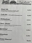 Gaststätte Zur Eisenbahn menu