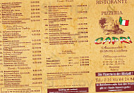 Und Pizzeria Capri menu