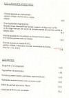 Ma Belle Cuisine menu