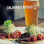 Cueva Carvajal Brew Pub food