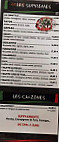 Maxo Pizza menu