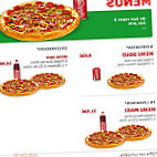 Mosaïque Pizza menu