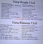 Auberge De Montrigaud menu