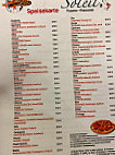 Pizzeria Soleil menu