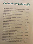 Gaststätte Zur Alten Post menu