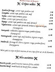 Bordas Crêpes Burgers menu