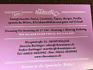 Das Stadtcafé menu