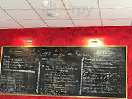 Le Toro Bleu menu